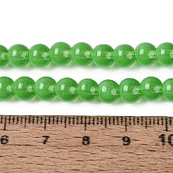 Colliers de perles acryliques imitation œil de chat&nbsp;OACR-Q197-01A-08