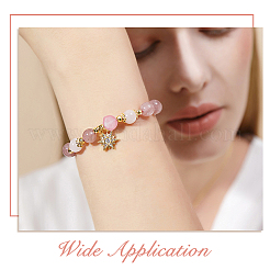 200шт 10 цвета прозрачные окрашенные распылением стеклянные бусины&nbsp;GLAA-DC0001-24