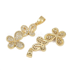 Латунные микро проложить кубического циркония подвески&nbsp;KK-I358-046G