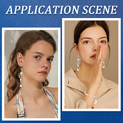 1840 шт. 4 вида стеклянных витых бусин&nbsp;SEED-CN0001-43B