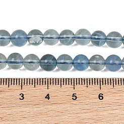Naturelles fluorite bleue brins de perles&nbsp;GG-CBAF158-6mm