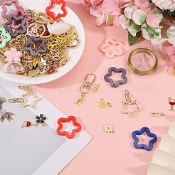 1 kit portachiavi fai da te&nbsp;DIY-GL0007-18