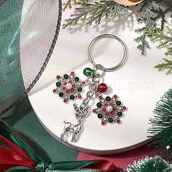 Брелок из сплава с цирконием&nbsp;KEYC-JKC00865