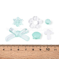 Transparente & opake Acrylperlen&nbsp;TACR-T028-26E