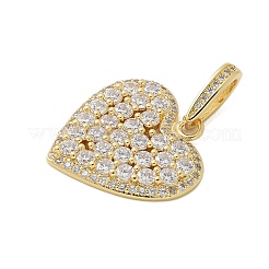 Латунные микро проложить кубического циркония подвески&nbsp;X-KK-P293-06G