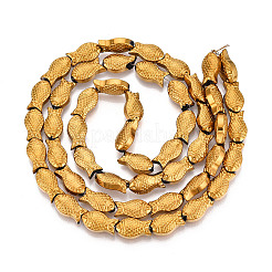 Стеклянные бусины с гальваническим покрытием &nbsp;X1-EGLA-T025-03G