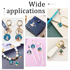 Подвески из сплава эмали 30шт 5 стиля&nbsp;ENAM-PH0002-15