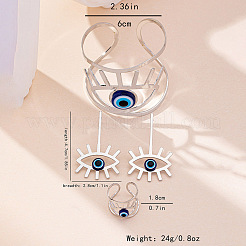 Комплекты из полых браслетов-манжет&nbsp;FS-WG3F92B-02