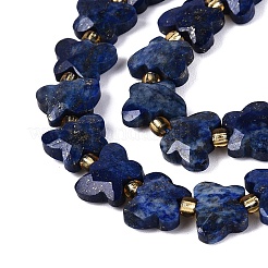 Naturales lapis lazuli teñidos abalorios hebras&nbsp;G-N371-10A-02