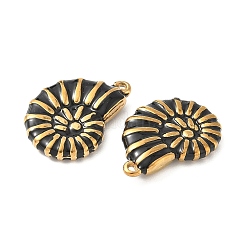 Подвески из нержавеющей стали 304 с эмалью&nbsp;STAS-I346-19G-01B