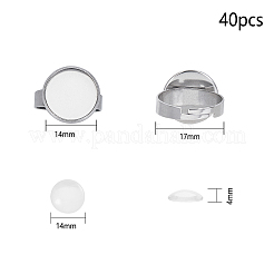 Kits para hacer anillos de dedo diy&nbsp;DIY-UN0001-15P