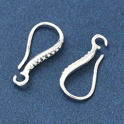 Латунные крючки для сережек&nbsp;KK-H532-09S