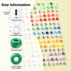 Прозрачные и непрозрачные акриловые бусины&nbsp;KY-FS0001-26B