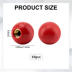 Bakelit mechanische Betätigungsstange Griff Kugel&nbsp;FIND-WH0148-912A