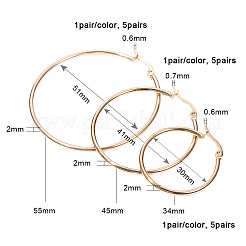 Серьги-кольца из нержавеющей стали 304&nbsp;EJEW-PH0002-02