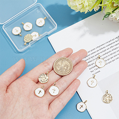 Кулоны с эмалью из латуни&nbsp;KK-GA0001-41