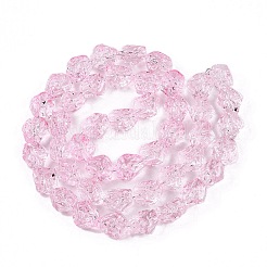 Chapelets de perles en verre électroplaqué&nbsp;EGLA-N012-08I
