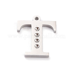 Ciondolo in acciaio inossidabile 304 anti-ossidazione con strass&nbsp;STAS-F267-09T-P