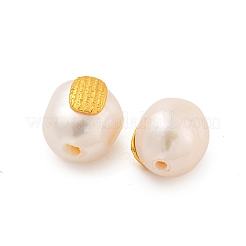Ovale natürliche Süßwasserperlen&nbsp;PEAR-K009-05G