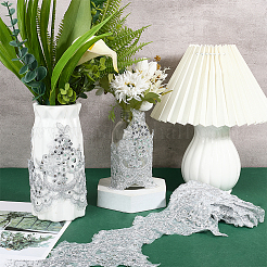 5 Yards Polyester-Blumen-Nähornament&nbsp;DIY-HY0003-31A