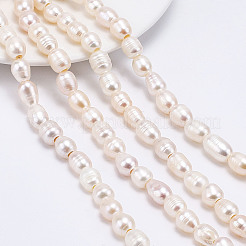 Perle di perle d'acqua dolce coltivate naturali di grado b&nbsp;PEAR-NB0001-42