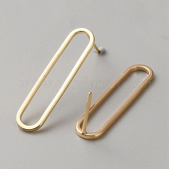 Медные серьги с гвоздиками&nbsp;KK-WH0064-26B-G