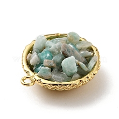 Подвески из натурального амазонита KK-C242-05G-03