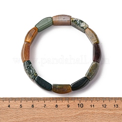 Stretch-Armbänder aus natürlichen indischen Achatperlen für Frauen und Männer&nbsp;BJEW-C097-02A-10
