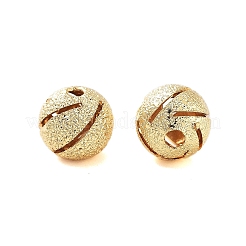 Текстура латунные бусины&nbsp;KK-S379-02G-F