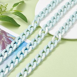 Spritzlackierte Panzerketten aus Acryl&nbsp;AJEW-JB01085