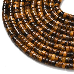 Природных тигровый глаз бисер нитей&nbsp;G-Z110-A34-2x4mm-02