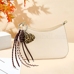 Pendentifs décoratifs en cuir PU et cordon en nylon&nbsp;HJEW-MA00052