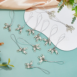 12 шт. сплав зубчатые мобильные ремни&nbsp;HJEW-FH00166