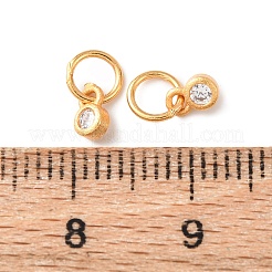 Латунные микро проложить кубического циркония подвески&nbsp;KK-C157-35G