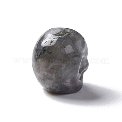 Природные моховой агат бисером&nbsp;G-I352-09