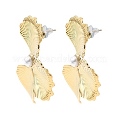 Pendientes de acero inoxidable 304 para mujer&nbsp;EJEW-K330-02G