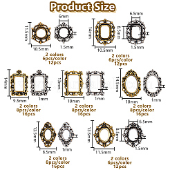 14 стиль кабошоны из сплава&nbsp;MRMJ-OC0004-09