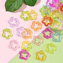 100шт прозрачные акриловые подвески&nbsp;TACR-SP0001-33