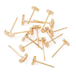 16 paire de boucles d'oreilles à clous en laiton&nbsp;EJEW-TA0001-68