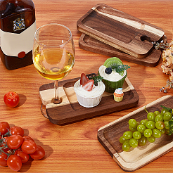 Поднос для хранения винных бокалов из дерева&nbsp;DIY-WH0899-58