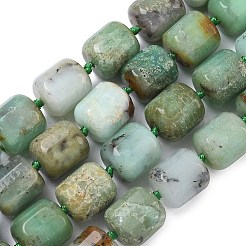 Натуральные хризопразные бисерные пряди&nbsp;G-C270-D01-02