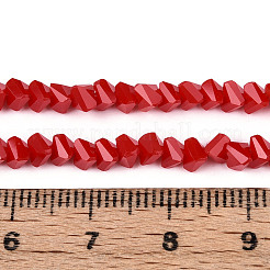 Непрозрачное стекло бисер нитей&nbsp;GLAA-N019-4mm-02