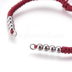Fabrication de bracelets de perles tressées en nylon&nbsp;BJEW-F360-FP15