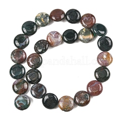 Природного индийского агата бисер нитей&nbsp;G-L648-B10-15mm