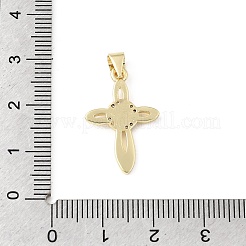 Messing micro pave klare zirkonia anhänger&nbsp;KK-E799-06C-G