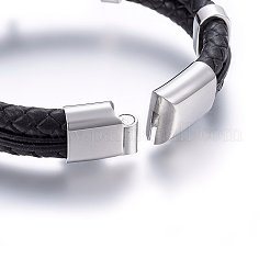 Bracciali corda di pelle&nbsp;BJEW-G603-09P