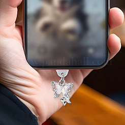 6 шт. 3-х цветные пластиковые мобильные пылезащитные заглушки&nbsp;HJEW-CN00016