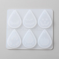 Stampi per ciondoli a goccia in silicone fai da te halloween&nbsp;DIY-TAC0025-09