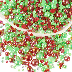 Полукруглые кабошоны из абс-пластика&nbsp;FIND-TAC0038-08A