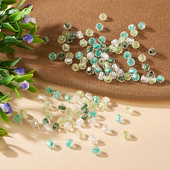 2 пакетик по 200 шт. прозрачных стеклянных бусин&nbsp;GLAA-TA0003-44D